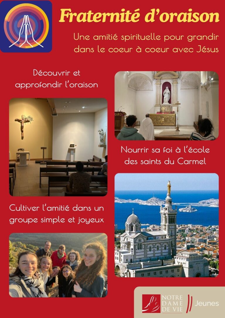 Tract de la Fraternité d'oraison de Marseille