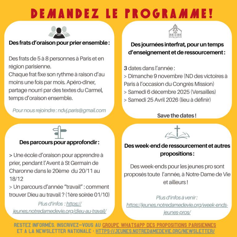 Paris programme 2025-2026